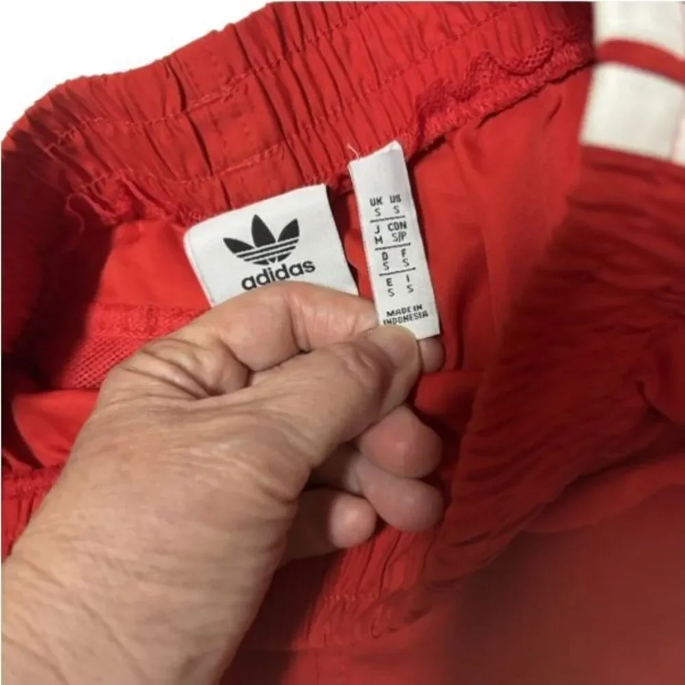 Adidas Size Small Trefoil Red Sprinter Shorts